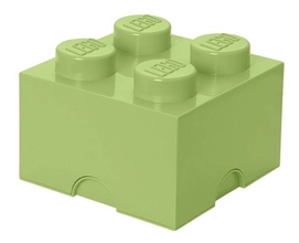Opbergbox Lego Brick 4 Lentegroen