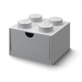 Brique de Rangement à Tiroir Lego Iconic 4 Gris