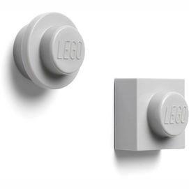 Magneet Lego Iconic Grijs (2-Delig)