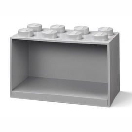 Regal Lego Iconic Brick 8 Buttons Grau