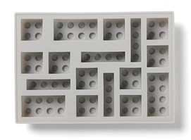 Eiswürfelbereiter Lego Iconic Legosteine Grau