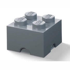 Opbergbox Lego Brick 4 Grijs
