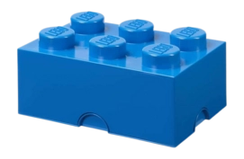 Aufbewahrungsbox Lego Brick 6 Bright Blue