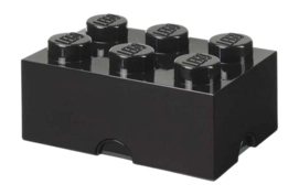 Opbergbox Lego Brick 6 Black