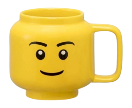 Tazza in ceramica con manico LEGO 255 ml, Boy, Giallo