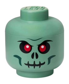 Aufbewahrungsbox Lego Storage Head Large Green Skeleton Sand Green