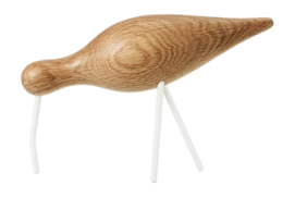 Houten Beeldje Normann Copenhagen Large Shorebird White oak