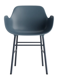 Stoel Normann Copenhagen Form Armchair Steel Blue