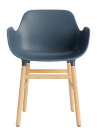 Stoel Normann Copenhagen Form Armchair Oak Blue