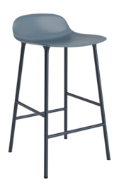 Barstoel Normann Copenhagen Form Barstool 65 cm Steel Blue
