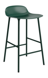 Barstoel Normann Copenhagen Form Barstool 65 cm Steel Green