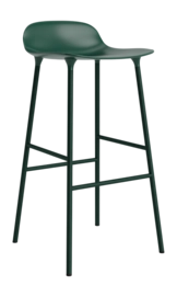 Barstoel Normann Copenhagen Form Barstool 75 cm Steel Green