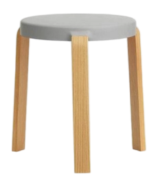 Hocker Normann Copenhagen Tap Stool Grey / Oak