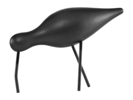 Holzfigur Normann Copenhagen Shorebird Large Black