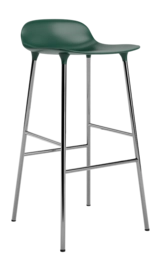 Barstoel Normann Copenhagen Form Barstool 75 cm Chrome Green
