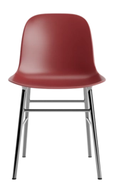 Stoel Normann Copenhagen Form Chair Chrome Red
