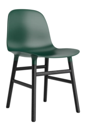 Stoel Normann Copenhagen Form Chair Black Oak Green