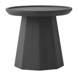Bijzettafel Normann Copenhagen Pine Table Small Dark Grey