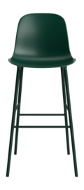 Barstoel Normann Copenhagen Form Bar Chair 75 cm Steel Green