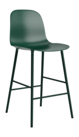 Barstoel Normann Copenhagen Form Bar Chair 65 cm Steel Green
