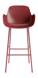 Barstoel Normann Copenhagen Form Bar Armchair 75 cm Steel Red