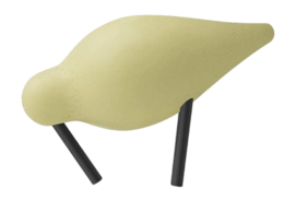 Holzfigur Normann Copenhagen Shorebird 7,5 cm Light Yellow / Black