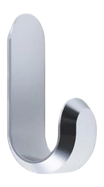 Handtuchhaken Normann Copenhagen Curve Mini Haken Silver (2er-Set)