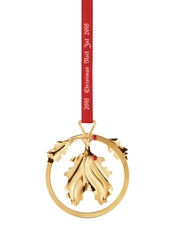 Kerstbal Georg Jensen Mobile Holly Glas