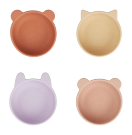 Kom Liewood Iggy Light Lavender Multi Mix (Set van 4)