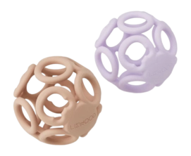 Bijtbal Liewood Jasmin Light Lavender / Rose (Set van 2)