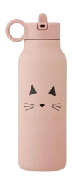 Drinkbeker Liewood Falk Water Bottle Cat Rose 350ml