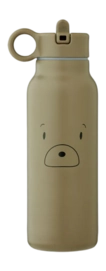 Drinkbeker Liewood Falk Water Bottle Mr Bear Khaki 350ml