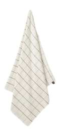 Serviette de Douche Humdakin Check Brown Sugar (60 x 130 cm)