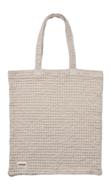 Schoudertas Humdakin Waffle Tote Light Stone