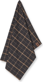 Tea Towel Humdakin Recycled Cotton Brown Plaid (Set of 2)