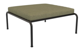 Voetenbank Houe Avon Ottoman Frame Black Cushion Leaf