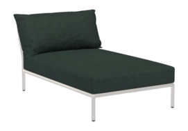 Loungeset Houe Level 2 Chaiselong Frame Muted White Cushion Alpine