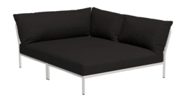 Loungeset Houe Level 2 Cozy Corner Right Frame Muted White Cushion Char