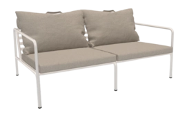 Loungebank Houe Avon 2 Seater Sofa Frame Muted White Cushion Ash