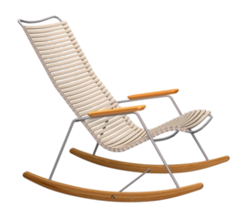 Loungestoel Houe Click Rocking Chair Beige