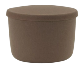 Poef Normann Copenhagen Hide Storage Pouf Small Brown