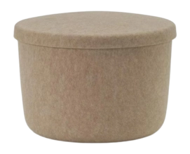 Poef Normann Copenhagen Hide Storage Pouf Small Sand