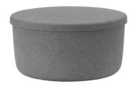 Fußhocker Normann Copenhagen Hide Storage Pouf Large Grey