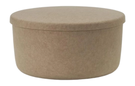Fußhocker Normann Copenhagen Hide Storage Pouf Large Sand