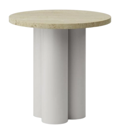 Bijzettafel Normann Copenhagen Dit Table Sand Travertine Light