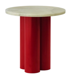 Bijzettafel Normann Copenhagen Dit Table Bright Red Emerald Onyx
