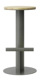 Barstoel Normann Copenhagen Pole Barstool 75 cm Pine/Grey