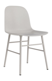 Stoel Normann Copenhagen Form Chair Steel Warm Grey