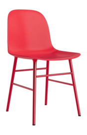 Stoel Normann Copenhagen Form Chair Steel Bright Red