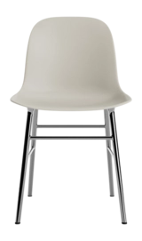 Stoel Normann Copenhagen Form Chair Chrome Light Grey